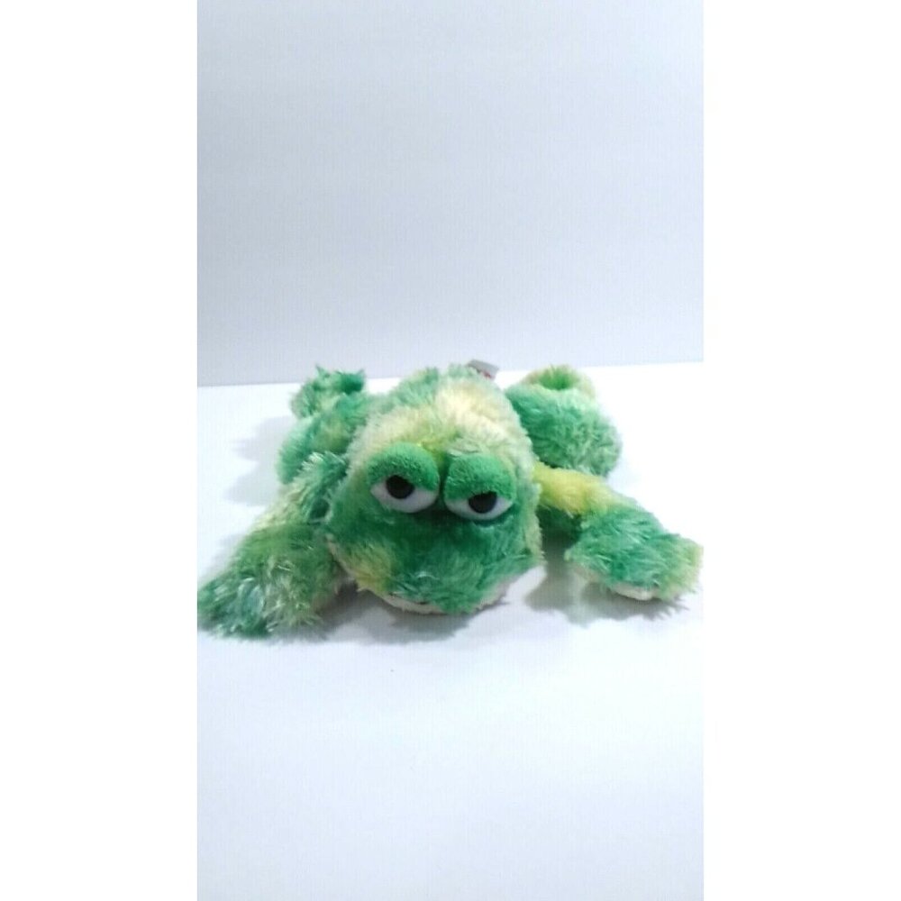 Ganz‎ Webkinz Green Tie Dye Frog Plush No Code 8" Beanbag Stuffed Animal